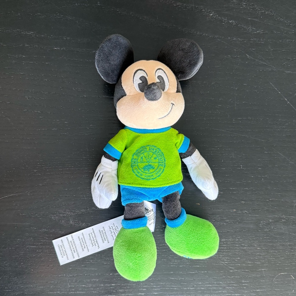 DISNEY PARKS ANIMAL KINGDOM MICKEY MOUSE PLUSH CELEBRATION OF DINOSAUR RIDE 10”